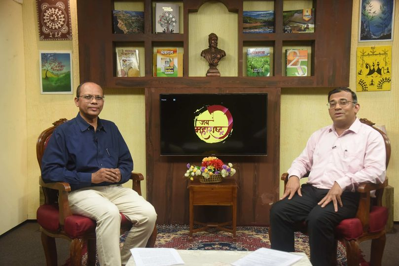 Additional Chief Election Officer Dr. in the program #Jai Maharashtra organized by Directorate of Information and Public Relations Interview with Kiran Kulkarni