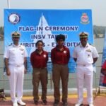 भारतीय नौसेना की दो महिला अधिकारी ट्रांसओशनिक अभियान के बाद गोवा लौटीं