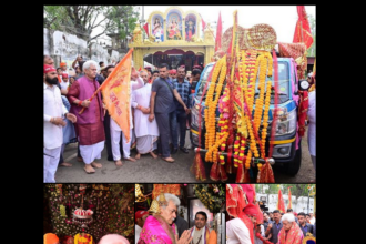 श्री मनोज सिन्हा ने आज पहले ही श्री माता वैष्णो देवी जी प्राचीन मार्ग पवित्र छड़ी यात्रा का उद्घाटन किया। उन्होंने नागरोता में पवित्र कोल कंडोली मंदिर में शुभ रूप से पूजा अर्चना की और वहाँ श्रद्धालुओं के साथ अपना आशीर्वाद समर्पित किया।