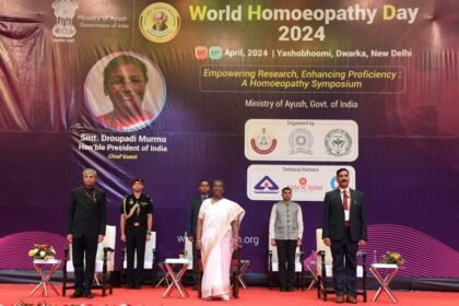 राष्ट्रपति मुर्मु ने विश्व होम्योपैथी दिवस पर किया वैज्ञानिक सम्मेलन का उद्घाटन