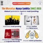 New Criminal Laws - The Bharatiya Nyaya Sanhita (BNS) 2023!