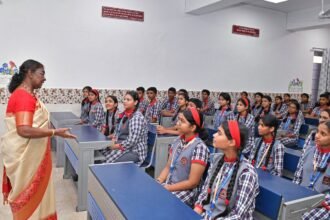 राष्ट्रपति ने केन्द्रीय विद्यालय के विद्यार्थियों को पढ़ाया पर्यावरण संरक्षण का पाठ