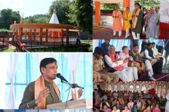 केंद्रीय गृह राज्य मंत्री श्री नित्यानंद राय ने आज शांगस तहसील अनंतनाग के ब्ररियांगन में देवी उमा भगवती को समर्पित प्राचीन मंदिर को भक्तों के लिए खोला।