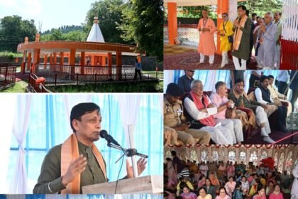 केंद्रीय गृह राज्य मंत्री श्री नित्यानंद राय ने आज शांगस तहसील अनंतनाग के ब्ररियांगन में देवी उमा भगवती को समर्पित प्राचीन मंदिर को भक्तों के लिए खोला।