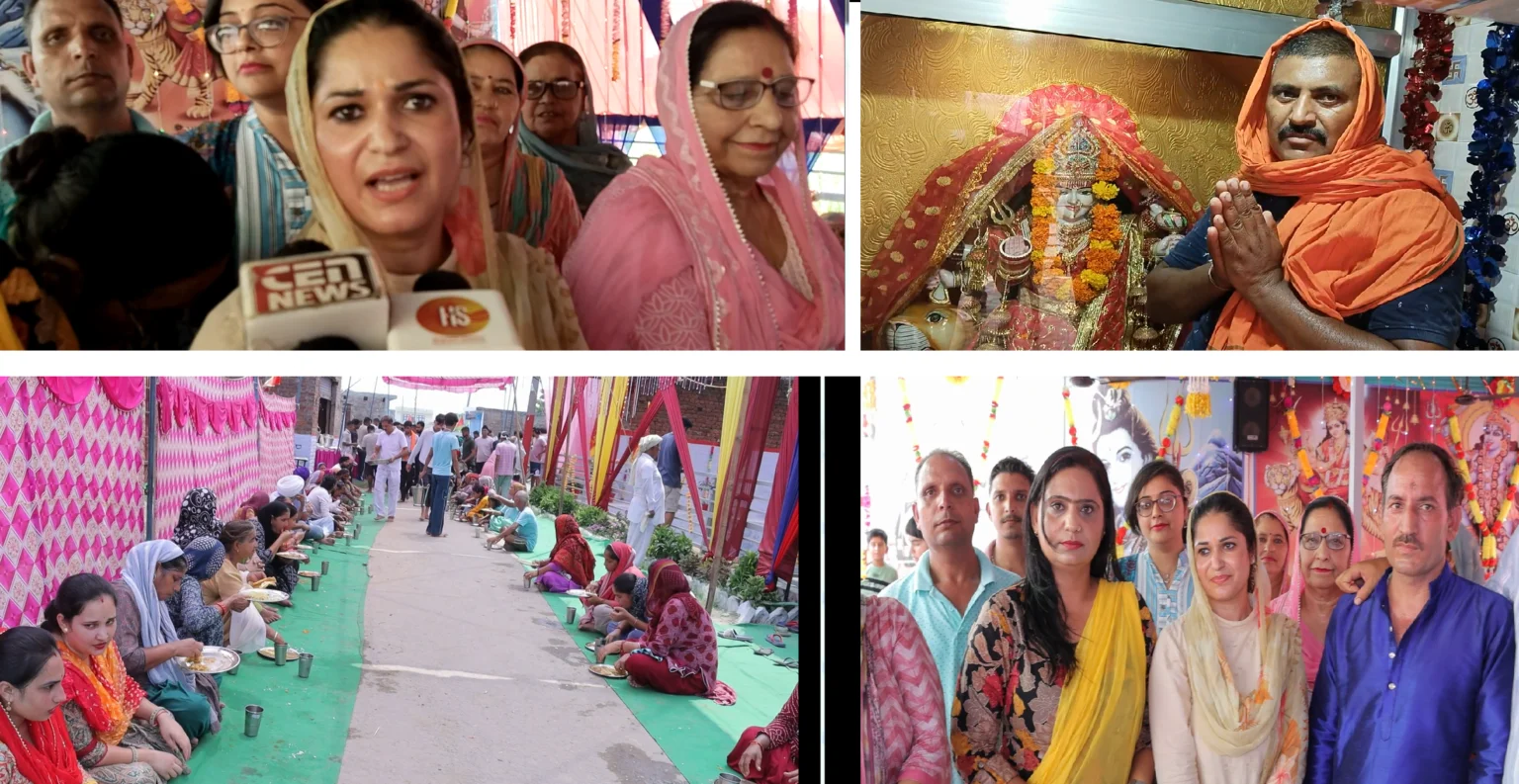 हर साल की तरह इस साल भी दबलेहड में छपरी वाली माता के मंदिर में आज वार्षिक भंडारे का अयोजन किया गया।