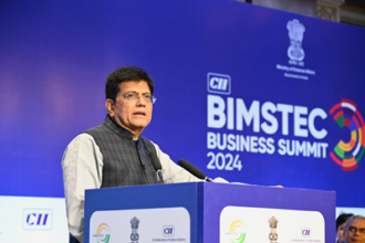 केंद्रीय उद्योग मंत्री पीयूष गोयल ने बिम्सटेक मुक्त व्यापार समझौते पर तेजी से वार्ता का किया आह्वान