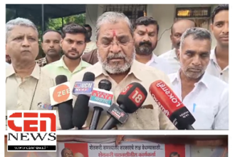 अकोला :- मूर्तिजापूर येथे आयोजित शेतकरी संवाद सभा प्रसंगी पत्रकार परिषदेत बोलताना शेतकरी स्वाभिमानी संघटनेचे अध्यक्ष तथा खासदार राजू शेट्टी.