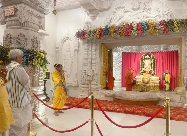 अयोध्या धाम में श्री रामलला की प्राण-प्रतिष्ठा की प्रथम वर्षगांठ के पावन अवसर पर सभी को हार्दिक शुभकामनाएँ। आइए,