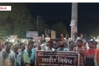 दहशतवादी हल्ल्याच्या निषेधार्थ मूर्तिजापूरात सकल हिंदू समाजाचे कार्यकर्ते रस्त्यावर..!
