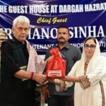 दरगाह हज़रतबल में गेस्ट हाउस की आधारशिला, तीर्थयात्रियों के लिए सुविधाएं और बेहतर होंगी: एलजी मनोज सिन्हा