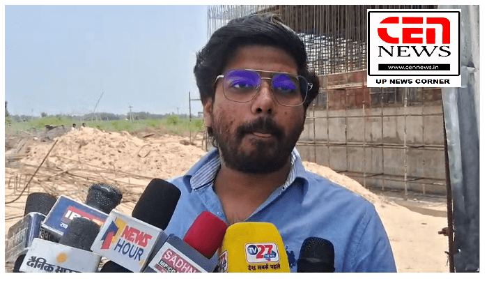 बिजनौर में निर्माणाधीन फ्लाई ओवर गिरने से मची अफ़रा तफरी