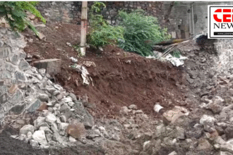 कल्याण : दुर्गाडी किल्ला परिसरातील भिंतीचा काही भाग कोसळला, कामाच्या गुणवत्तेवर प्रश्नचिन्ह