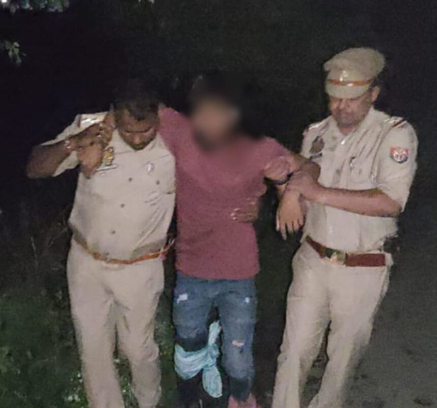 25000/-रु0 का इनामिया व दो अन्य शातिर बदमाश पुलिस मुठभेड़ में घायल/गिरफ्तार