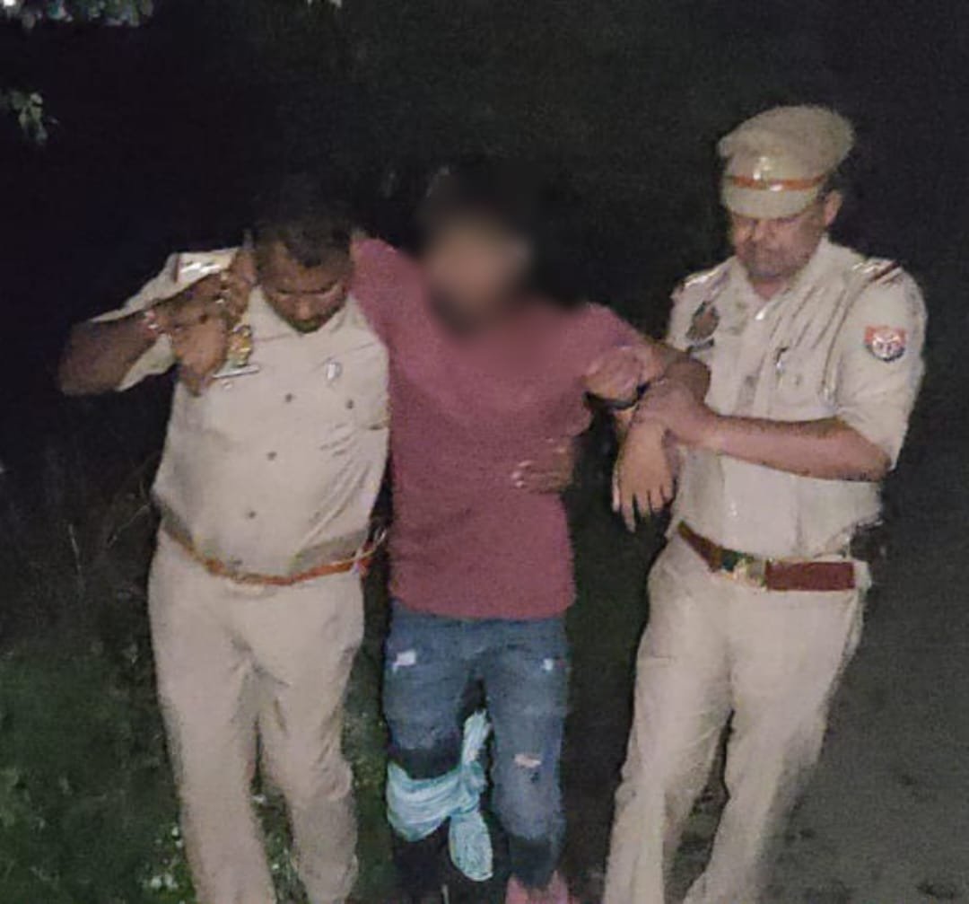 25000/-रु0 का इनामिया व दो अन्य शातिर बदमाश पुलिस मुठभेड़ में घायल/गिरफ्तार