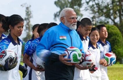 फीफा अध्यक्ष इन्फेंटिनो ने की पीएम मोदी की तारीफ