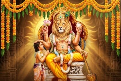 भगवान विष्णु के चतुर्थ अवतार, भक्त प्रह्लाद की अटूट भक्ति की रक्षा करने वाले भगवान श्री नृसिंह जी की जयंती पर प्रदेश वासियों को हार्दिक बधाई एवं शुभकामनाएं।