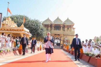 पीएम मोदी सोमवार को पुनर्निर्मित सोमनाथ मंदिर के उद्घाटन के 75 वर्ष पूरे होने पर सोमनाथ अमृत महोत्सव में लेंगे भाग