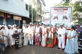 कुकशेत, नेरूळ परिसरात हिवताप-डेंग्यू प्रतिबंधात्मक जनजागृती दिंडी उत्साहात संपन्न