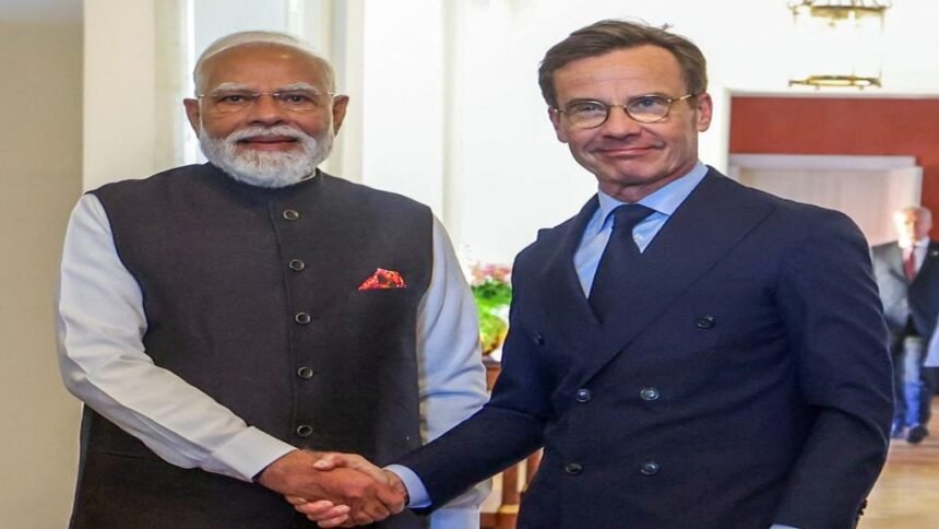 मोदी और उल्फ क्रिस्टर्सन ने लिखा संयुक्त लेख, भारत-स्वीडन साझेदारी पर दिया जोर