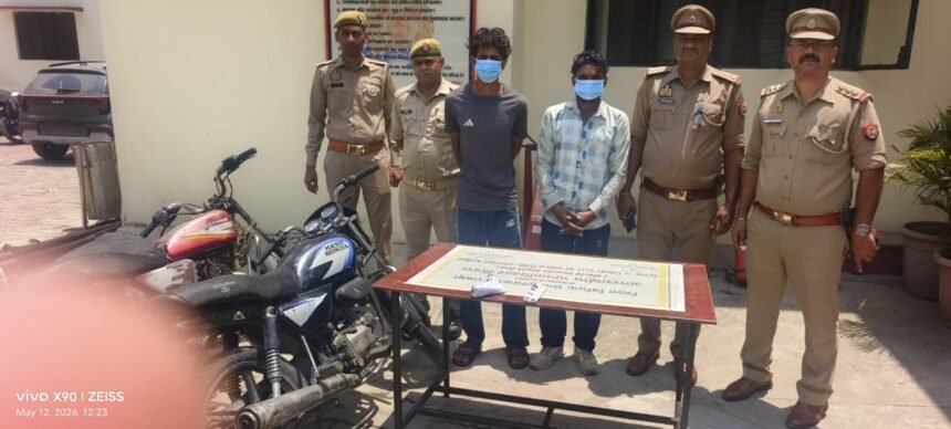 रामपुर के बिलासपुर थाना पुलिस ने देर रात बड़ी कार्रवाई करते हुए दो बदमाशों को गिरफ्तार किया।