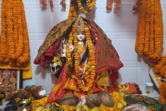 गाजीपुर समाचार, सैदपुर न्यूज, नेवादा जल्दीपुर, दुर्गा मंदिर स्थापना दिवस, रामायण पाठ कार्यक्रम, साड़ी वितरण, राज बहादुर पांडेय, कपिलदेव खरवार, सनातन धर्म, धार्मिक आयोजन, उत्तर प्रदेश न्यूज, CEN News, मंदिर उत्सव, भंडारा कार्यक्रम, गांव की खबर