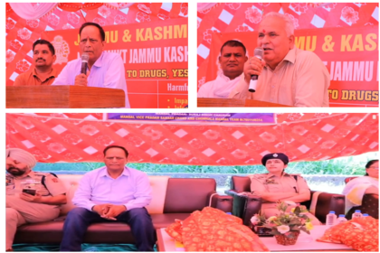 आर एस पुरा के कुल्लियां में ‘नशा मुक्त अभियान’ के तहत पुलिस-पब्लिक मीटिंग, नशे के खिलाफ जनता से सहयोग की अपील