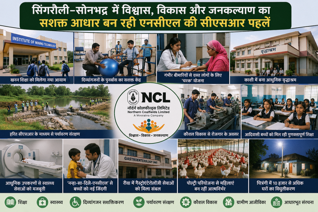 शिक्षा से स्वास्थ्य तक, एनसीएल की सीएसआर पहलें बन रहीं विकास की मजबूत आधारशिला