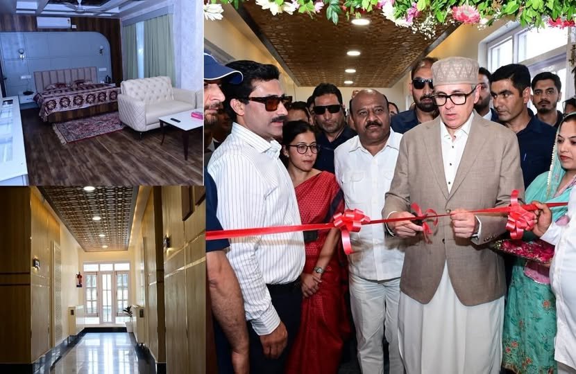 सीएम उमर अब्दुल्ला ने सर्किट हाउस चर्च लेन में अतिरिक्त आवास ब्लॉक का किया उद्घाटन