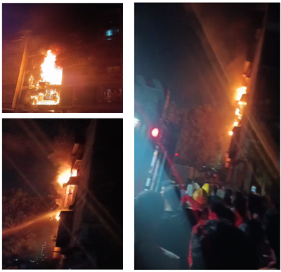 घणसोली के कुबेर अपार्टमेंट में भीषण आग, कई दमकल गाड़ियां मौके पर पहुंचीं