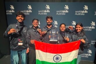 ग्लोबल स्किल्स चैलेंज ऑस्ट्रेलिया 2026 में भारत का जलवा, 3 स्वर्ण सहित 5 पदक किए अपने नामIndia Wins 5 Medals, Including 3 Gold, At Global Skills Challenge Australia 2026