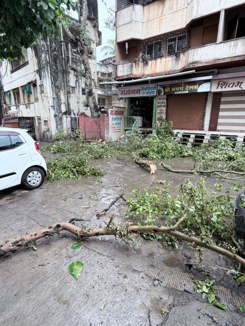 नासिक में जोरदार बारिश, गर्मी से मिली बड़ी राहत
