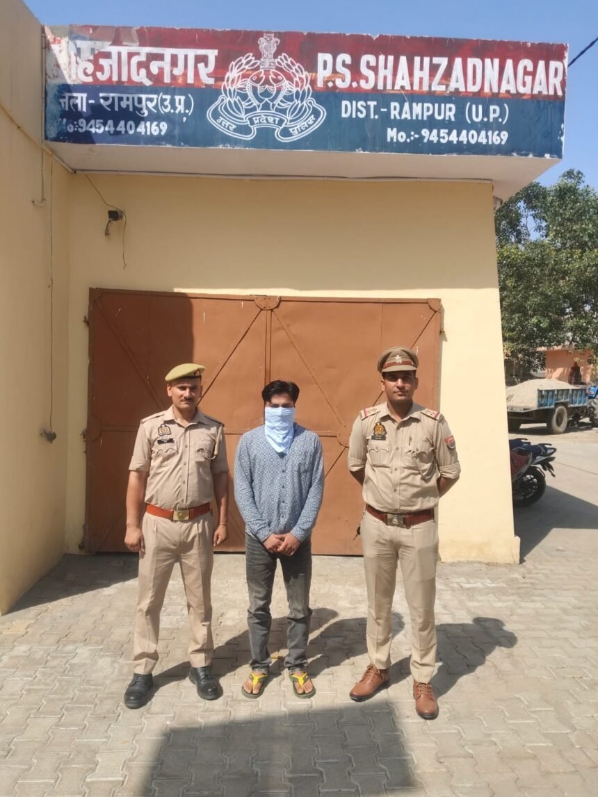 रामपुर/किशोरी से दुष्कर्म के आरोप में बिजली विभाग का जेई गिरफ्तार।
