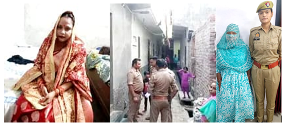 स्टोरी स्लग,, रामपुर में रिया बनकर हिंदू युवक से शादी करने वाली लुटेरी दुल्हन यासमीन गिरफ्तार, पुलिस कई दिनों से कर रही थी तलाश।