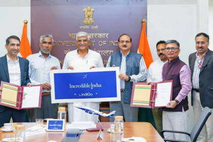 भारत को वैश्विक पर्यटन हब बनाने के लिए पर्यटन मंत्रालय और इंडिगो के बीच एमओयू