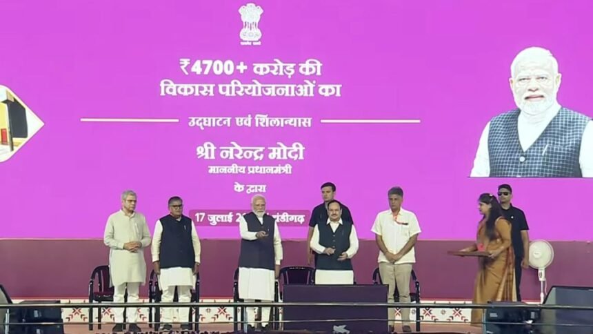 पीजीआई विस्तार से हाइड्रोजन ट्रेन तक, चंडीगढ़ से पीएम मोदी ने गिनाईं विकास की उपलब्धियां