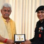 एलजी मनोज सिन्हा से NSG के आईजी (ऑपरेशंस) की मुलाकात