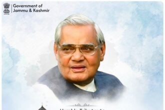 पूर्व प्रधानमंत्री श्री अटल बिहारी वाजपेयी जी की पुण्यतिथि पर विनम्र श्रद्धांजलि।