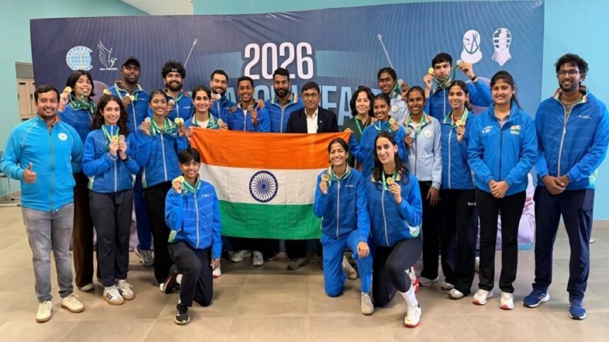 कॉमनवेल्थ फेंसिंग चैंपियनशिप में भारत का जलवा, 35 मेडल के साथ ओवरऑल चैंपियन