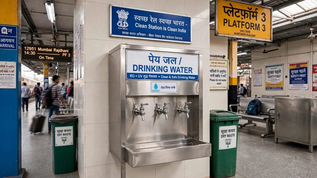 रेलवे ने यात्रियों के लिए स्वच्छ पेयजल सुविधाएं सुनिश्चित करने को विशेष अभियान शुरू किया