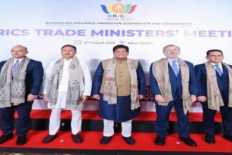 ब्रिक्स सम्मेलन में दिखी राजस्थान की कला, पीयूष गोयल ने गणमान्य व्यक्तियों को दिए सांगानेरी शॉल