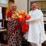 संसद भवन में निर्मला सीतारमण से मिले सुवेंदु अधिकारी, विकास कार्यों पर हुई चर्चा