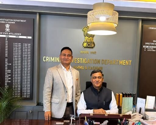 एम.के. सिन्हा ने संभाला ADG CID J&K का कार्यभार, नितिश कुमार बने ADG आर्म्ड