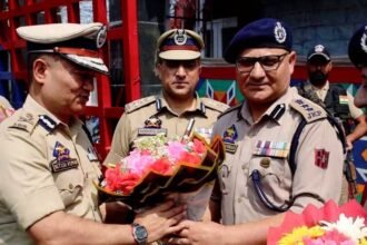 नितीश कुमार (आईपीएस) ने जम्मू-कश्मीर सशस्त्र पुलिस के एडीजीपी का कार्यभार संभाला