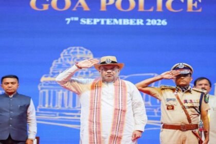 गोवा पुलिस को प्रेसिडेंट्स कलर, अमित शाह बोले- 8 दशकों की सेवा और साहस का राष्ट्रीय सम्मान