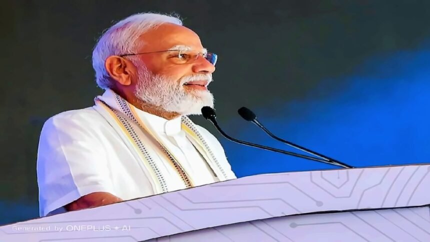 वडोदरा में पीएम मोदी बोले- विकसित भारत के लिए तेज कनेक्टिविटी और मैन्युफैक्चरिंग जरूरी, युवाओं को AI में पारंगत बनाने पर जोर