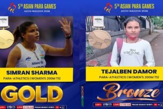 Asian Para Games: Simran Strikes Gold, Debutant Tejalben Gets Bronze In Women’s 200m T12 Event